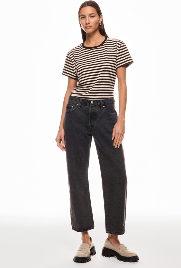 501 90's Black Ankle Straight Leg Jeans Black