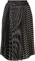Thumbnail for your product : Sacai pleated wrap skirt