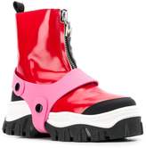Thumbnail for your product : MSGM contrast strap boots