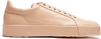 Jil Sander Low-top leather trainers