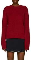 Thumbnail for your product : Helmut Lang Women's Brushed Wool-Blend Crewneck Sweater - Bt. Red