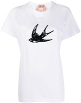 Thumbnail for your product : No.21 embellished cotton T-shirt