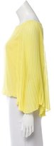Thumbnail for your product : Alice + Olivia Chiffon Pleated Top