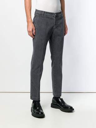 Entre Amis creased tapered trousers