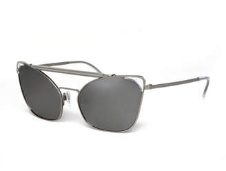 Grey Ant Chat Brow-Bar Cat-Eye Sunglasses, Silver
