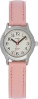 Thumbnail for your product : Timex Pink First Easy Reader Leather Strap Watch