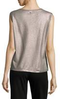 Thumbnail for your product : Escada Printed Foil Tank Top