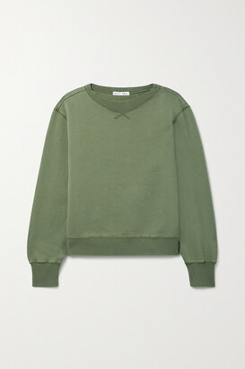 Alex Mill Lakeside Cotton-jersey Sweatshirt - Green