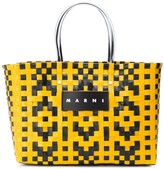 Thumbnail for your product : Marni Market woven shopping tote