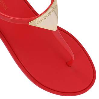 Emporio Armani Flat Sandals Shoes Women