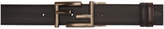 Thumbnail for your product : Fendi Reversible Black and Brown Logo Belt