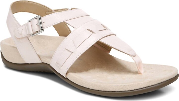 Vionic Women's Lupe Orthotic Sandals In Pale Blush