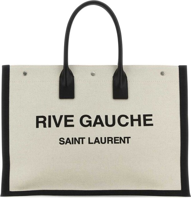 Saint Laurent Rive Gauche beach bag - ShopStyle