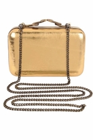 Thumbnail for your product : House Of Harlow Marley Clutch in Gold Distressed