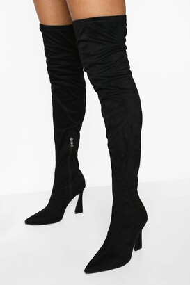 Wide Fit Over The Knee Boots | Shop the world's largest collection of  fashion | ShopStyle UK