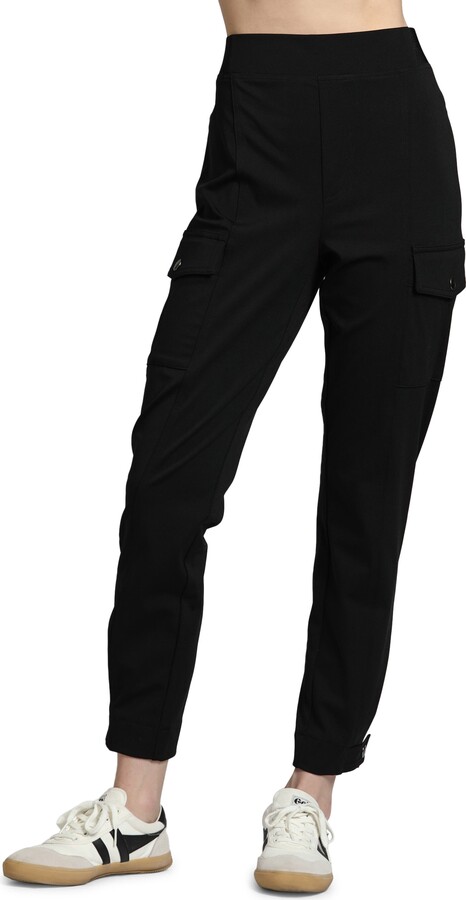 APNY High Waist Ponte Cargo Pants