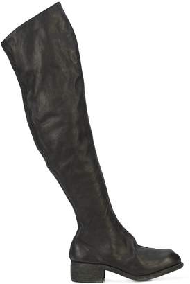 Guidi over-the-knee flat boot