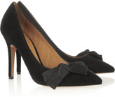 Thumbnail for your product : Isabel Marant Poppy bow-detailed suede pumps