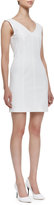 Thumbnail for your product : Theory Molana Sleeveless Seamed Sheath Dress, White