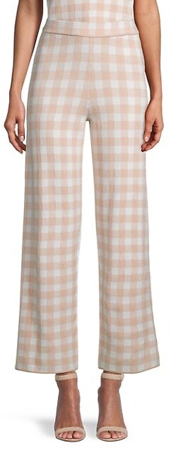 Wide Leg Gingham Pants | Shop the world's largest collection of 