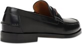 Thumbnail for your product : Gucci 25mm Gg Web Kaveh Leather Loafers
