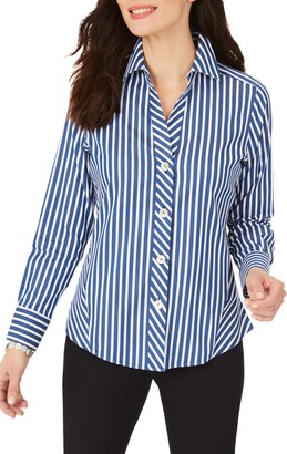 Blue Button Up Shirts Women | Shop the world’s largest collection of ...