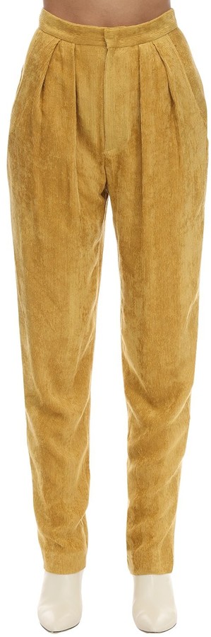Women Pleated Corduroy Pants Shop The World S Largest Collection Of Fashion Shopstyle