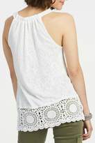 Thumbnail for your product : Red Haute Crochet Trim Tank