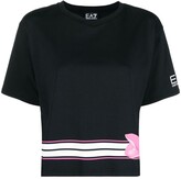 Thumbnail for your product : EA7 Emporio Armani stripe-detail T-shirt