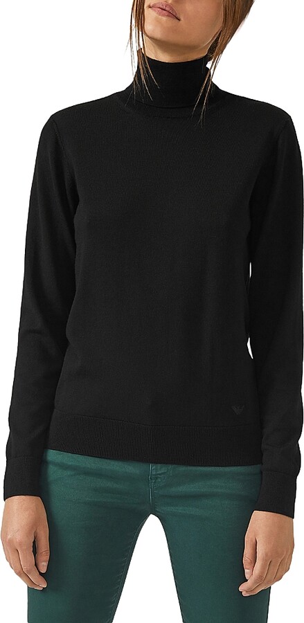 Emporio Armani Merino Wool Turtleneck Sweater