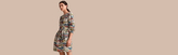 Thumbnail for your product : Burberry Reclining Figures Print Cotton Tunic Dress