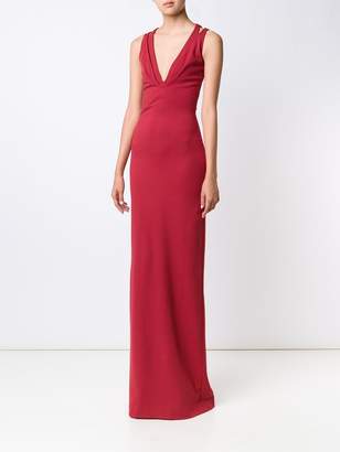 DSQUARED2 fitted dual strap gown