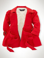 Thumbnail for your product : Ralph Lauren Cotton Princess Trench Coat