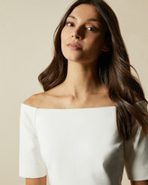Thumbnail for your product : Ted Baker CATHIEY Woodland off the shoulder dress