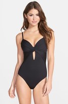 Thumbnail for your product : Kenneth Cole New York Keyhole Underwire One-Piece Swimsuit