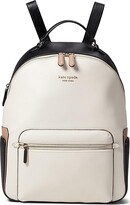 Thumbnail for your product : Kate Spade Hudson Color-Blocked Pebbled Leather Large Backpack (Parchment Multi) Backpack Bags