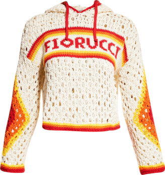Fiorucci Desert Rise Crochet-Knit Logo Hoodie - ShopStyle