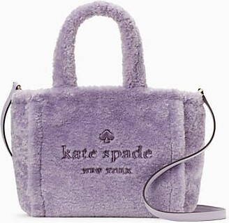 SALES Kate Spade Ella Shearling Small Tote Handbag Satchel