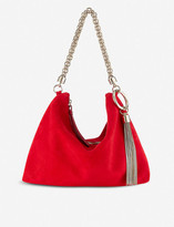 Thumbnail for your product : Jimmy Choo Callie suede clutch bag