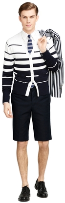 Brooks Brothers Varigated Stripe Cardigan
