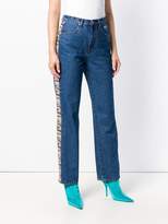 Thumbnail for your product : MSGM snake stripe jeans