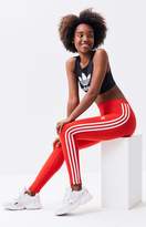 Thumbnail for your product : adidas Red 3-Stripes Leggings