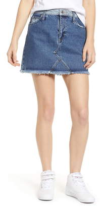 Tommy Jeans Cutoff Denim Miniskirt