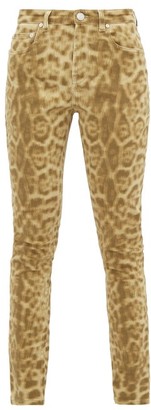 Burberry Leopard-print Skinny-leg Jeans - Leopard