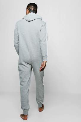 boohoo Hooded Onesie With Side Taping