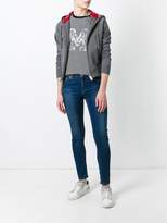 Thumbnail for your product : Burberry Hooded Zip-front Cotton Blend Sweatshirt