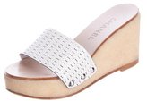 Thumbnail for your product : Chanel Platform Wedge CC Slide Sandals
