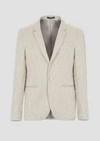 Thumbnail for your product : Emporio Armani Single-Breasted Blazer In Crinkle Jacquard