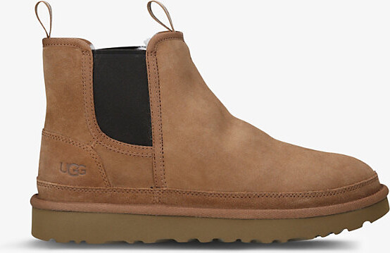 UGG Mens Tan Neumel Suede Chelsea Boots Eur 44 / 10 Uk Men