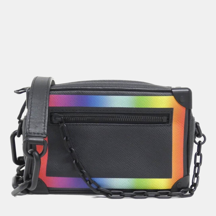 Louis Vuitton Mini Soft Trunk Rainbow Taiga Shoulder Bag